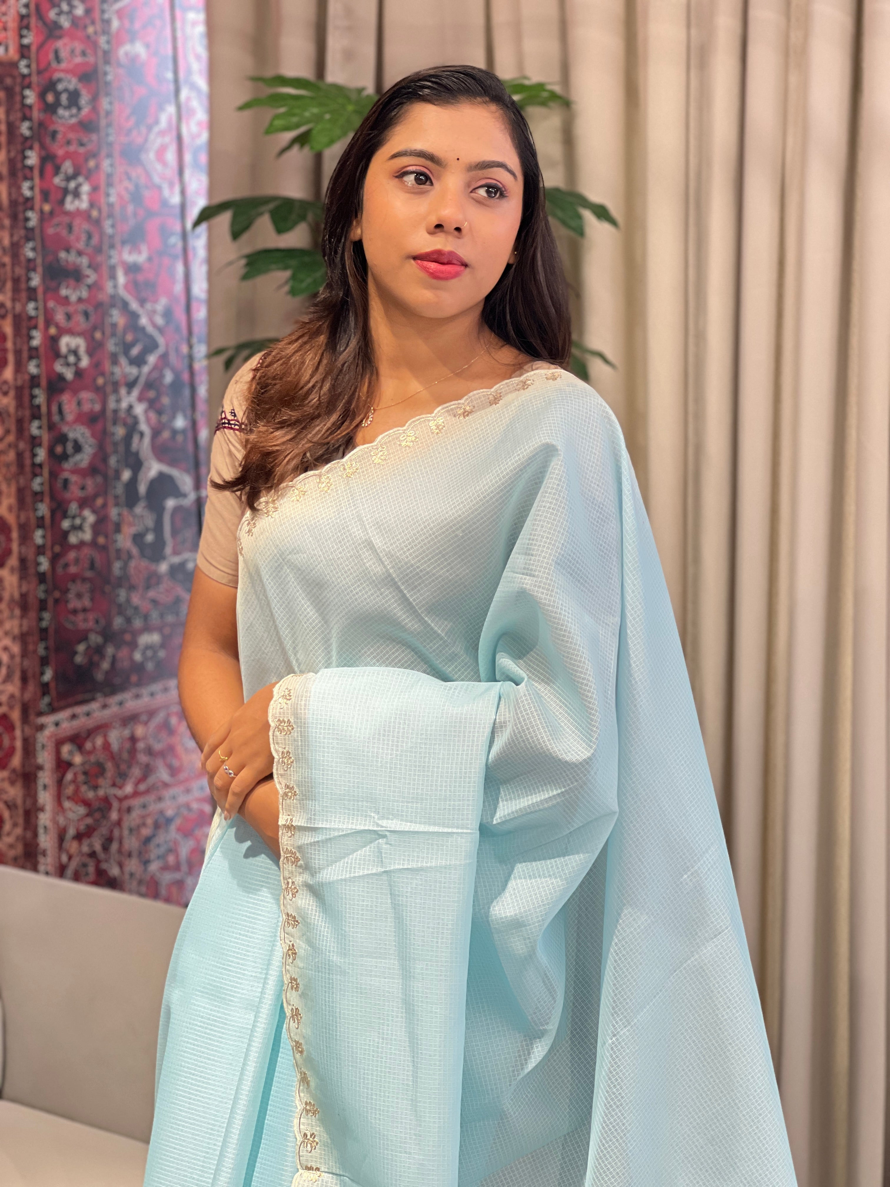 Pita Work Detailed Silky Kota Saree | BLD1816