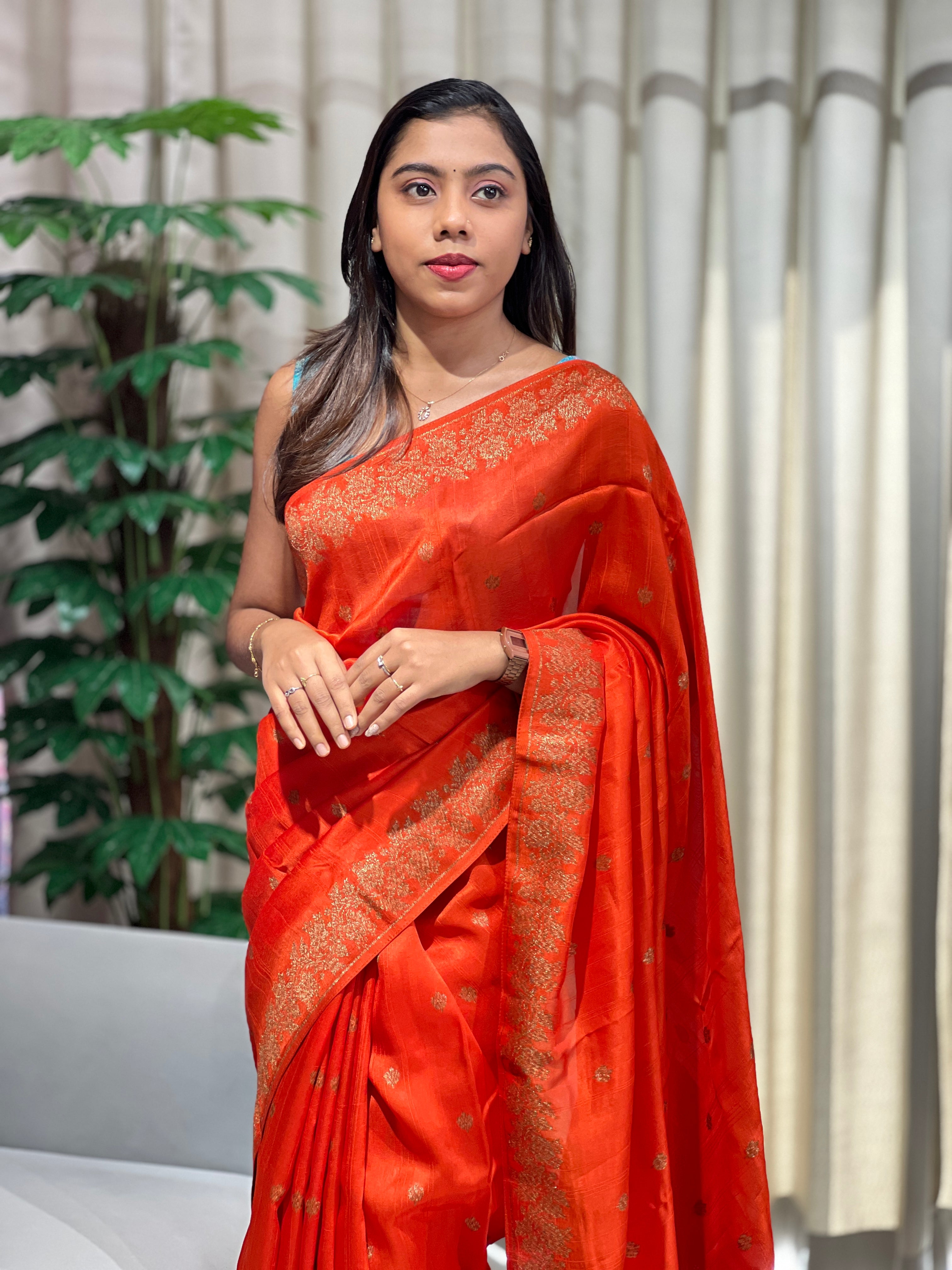 Banarasi Woven Semi Tussar Saree | YNG1177