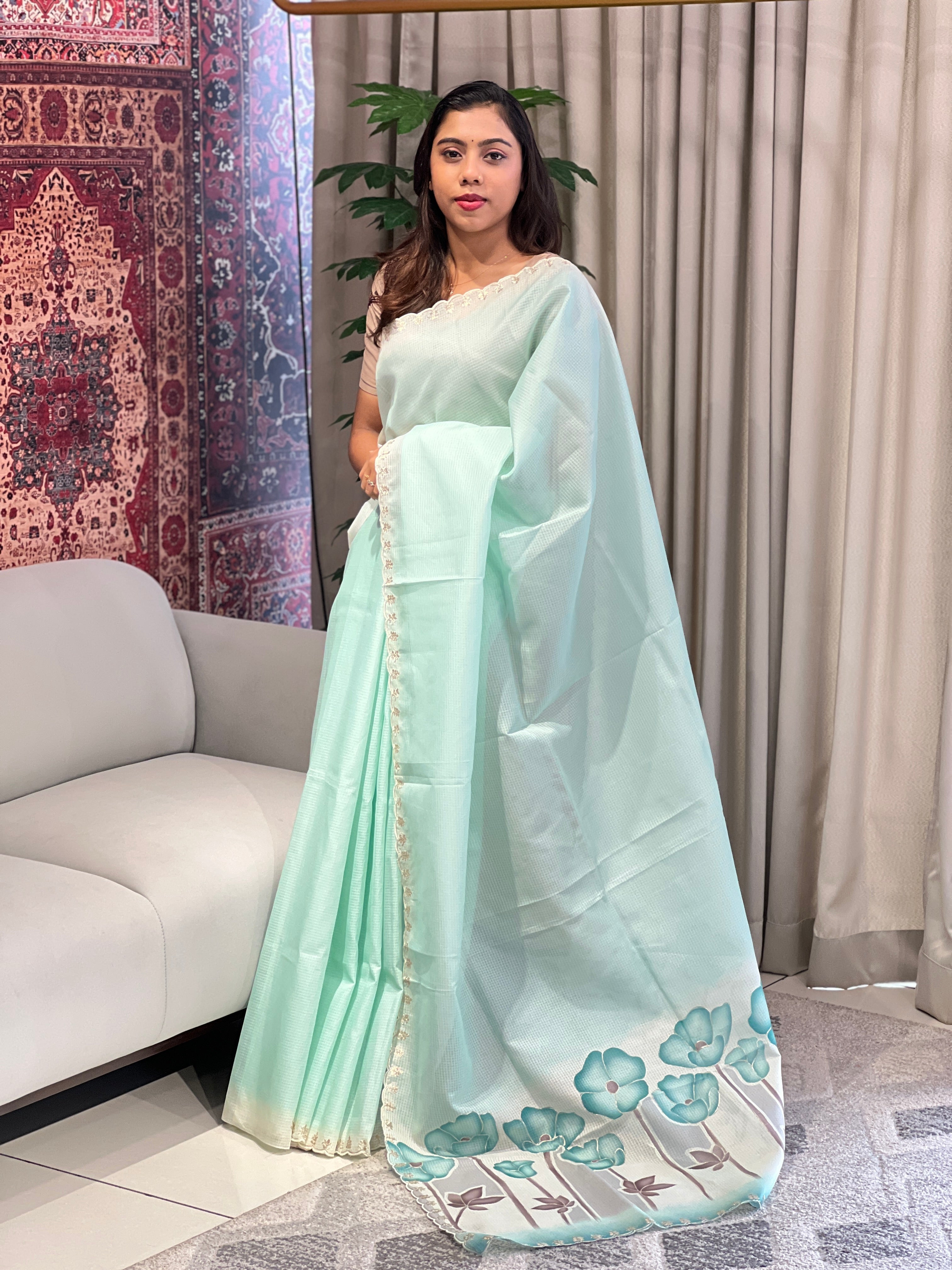 Pita Work Detailed Silky Kota Saree | BLD1818