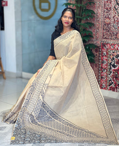 Floral Printed Cotton Saree | SFA105