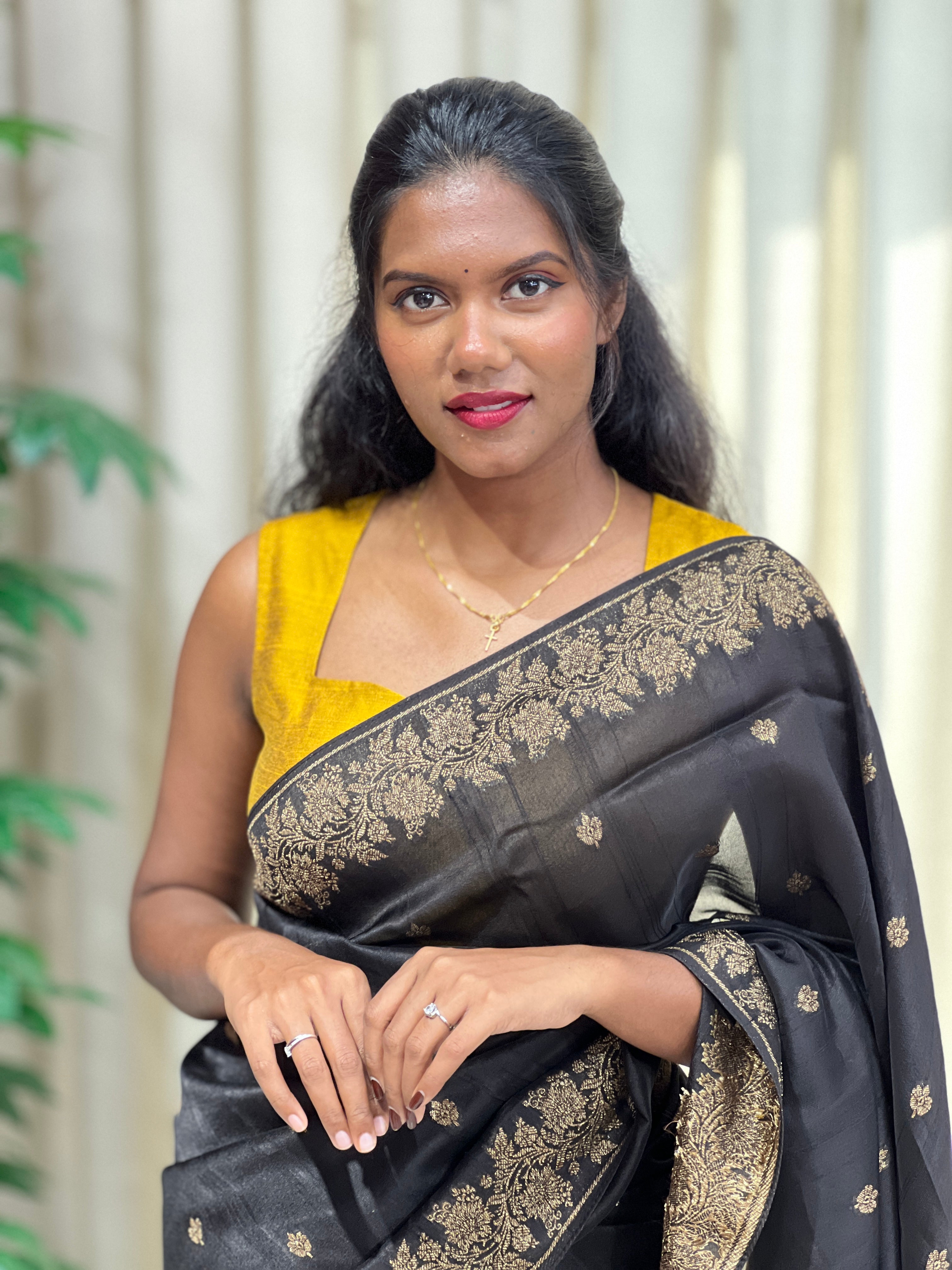 Banarasi Woven Semi Tussar Saree | YNG1179