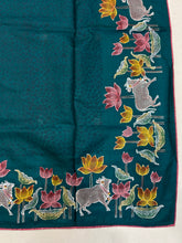 Embroidered Tussar Saree With Pichwai Design | RGD327