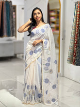 Block Printed Soft Cotton Saree | SFA124