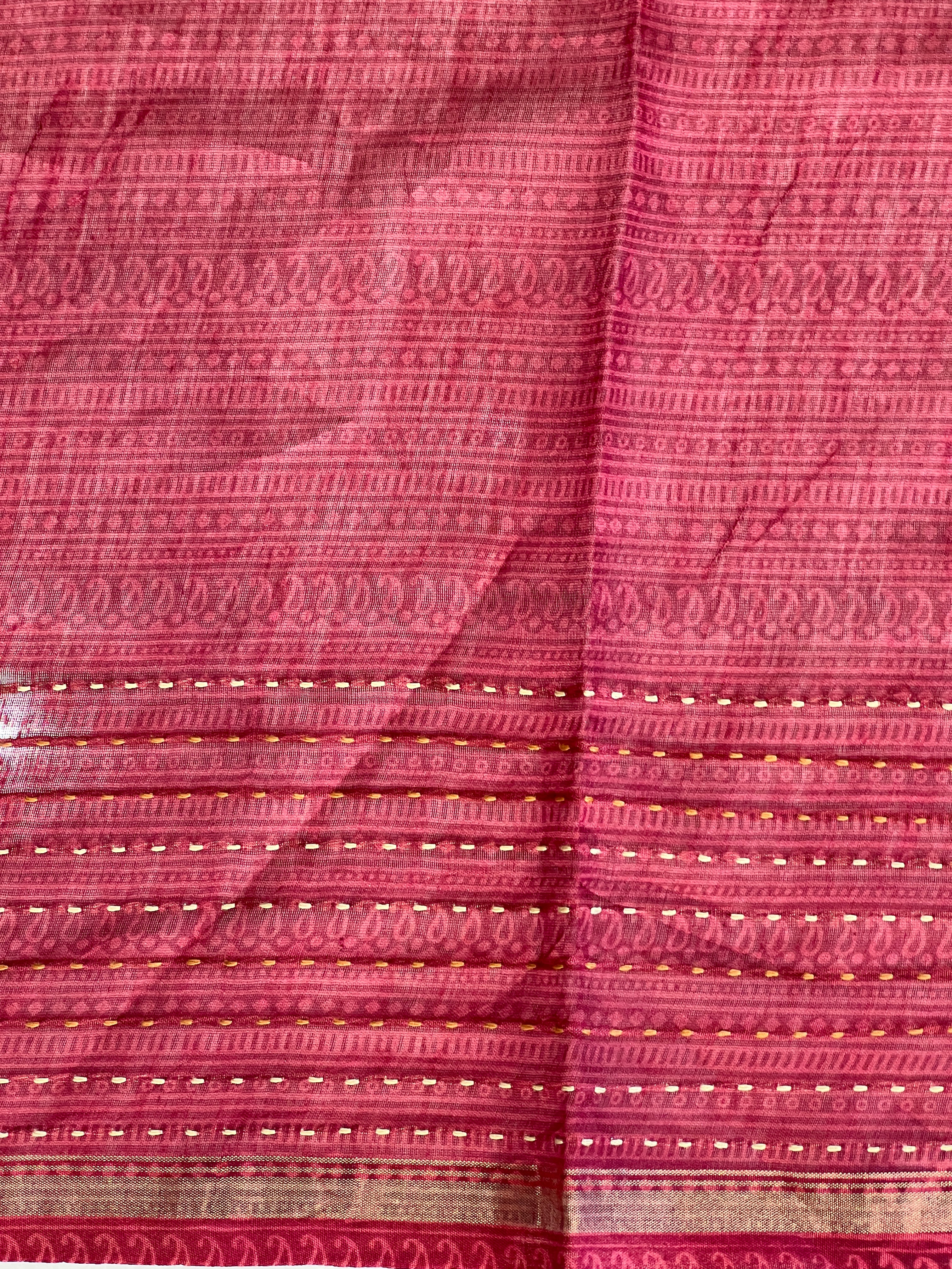 Digital Printed Chanderi Saree | RGD1017