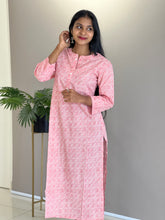 Geometric Patterned Cotton Kurta | NCF225