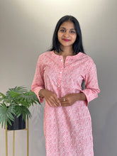 Geometric Patterned Cotton Kurta | NCF225