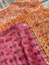 Supernet Kota Saree With Kalamkari Printed Borders | PF1023