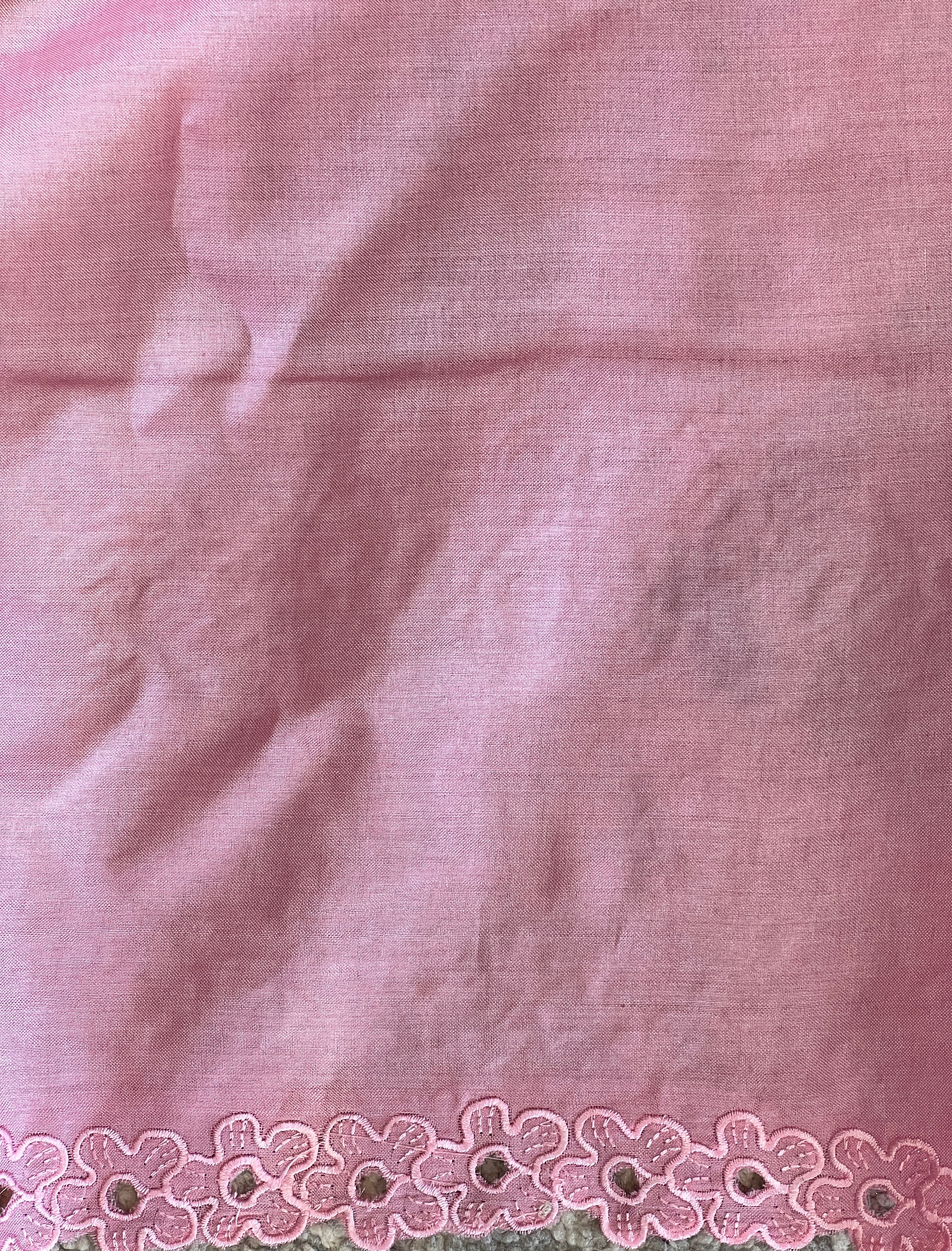 Floral Applique Patterned Pure Tussar Saree | YNG752