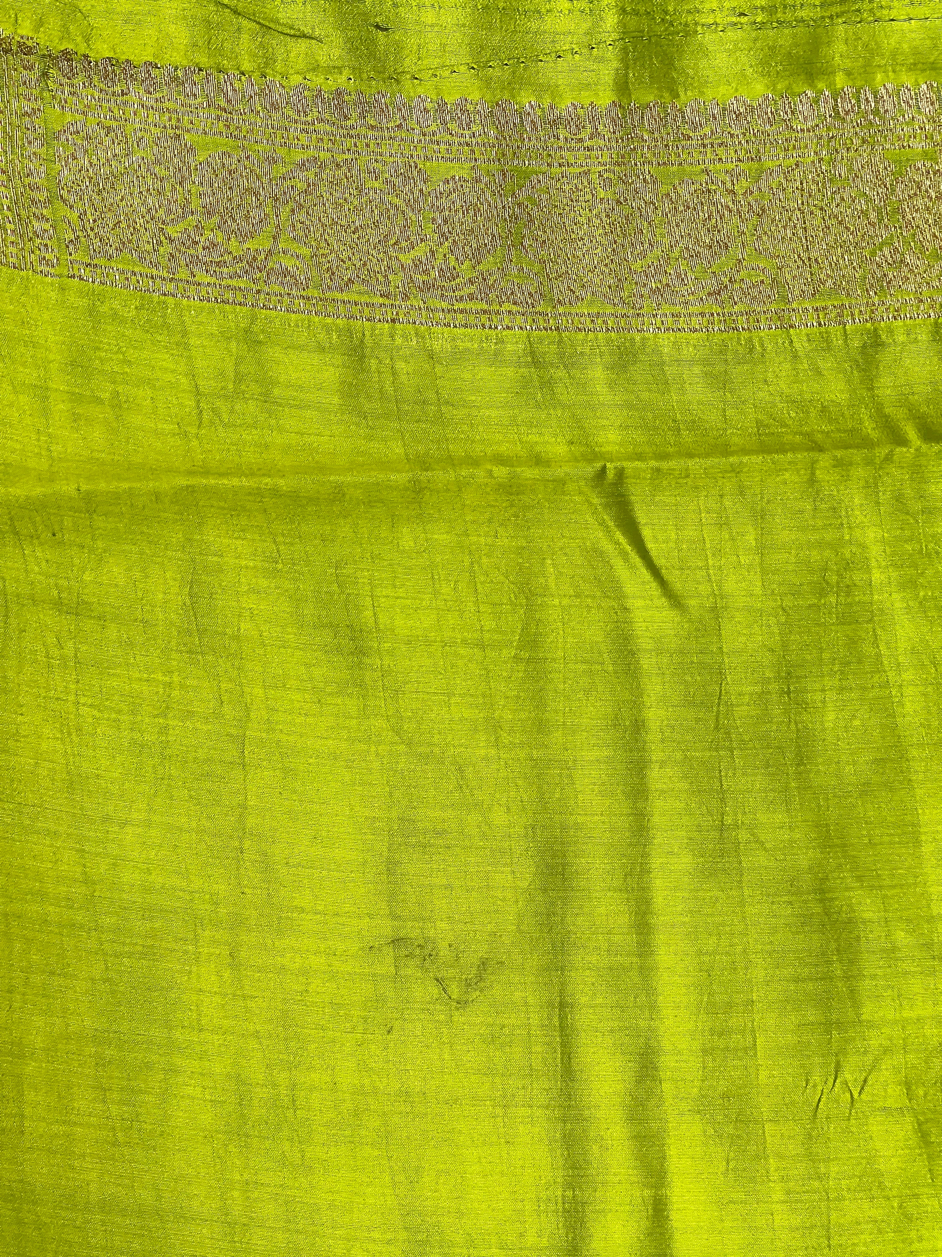 Kathan Woven Pattern Raw Silk Saree | GA139