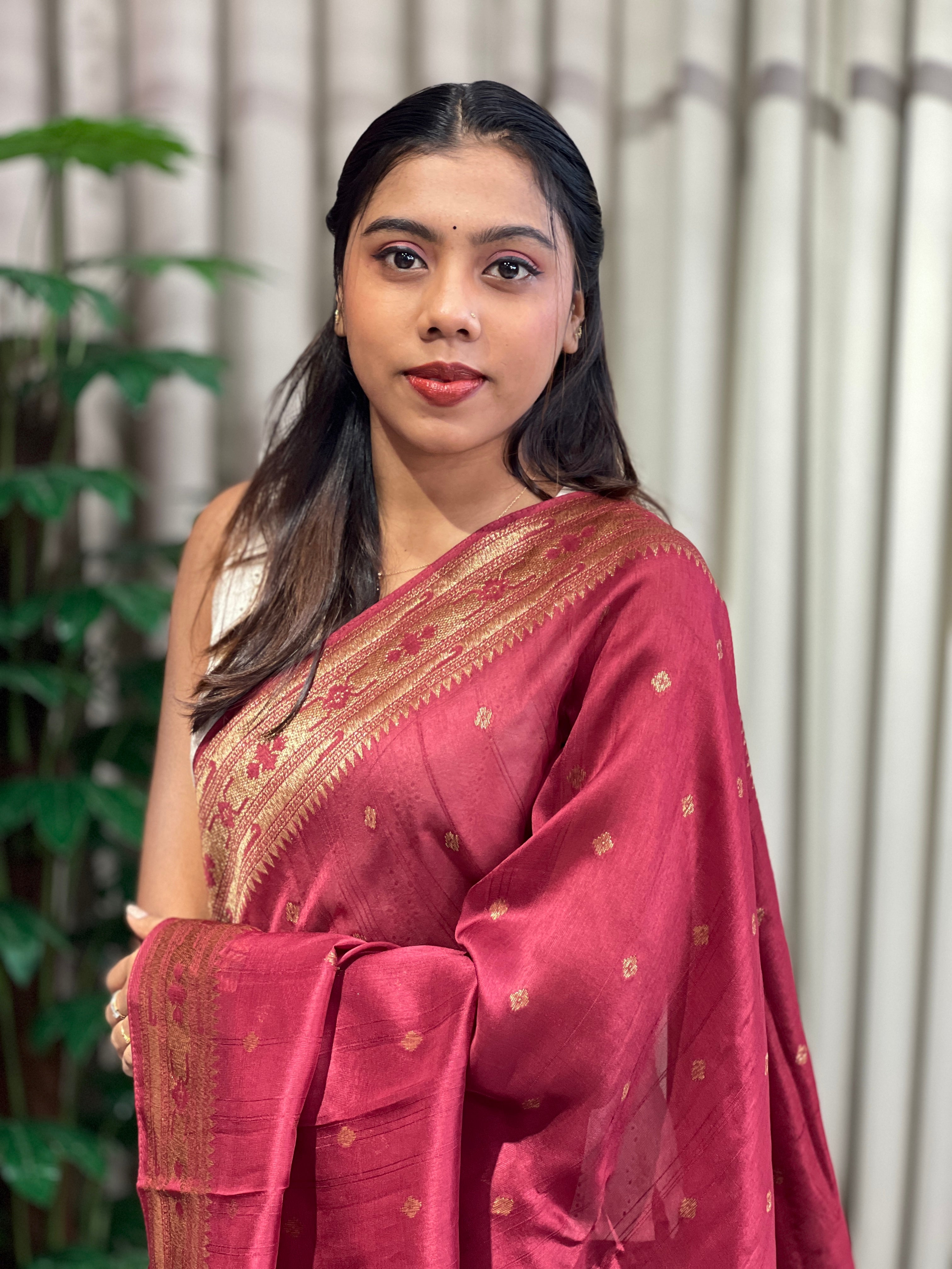 Banarasi Woven Semi Tussar Saree | YNG1186