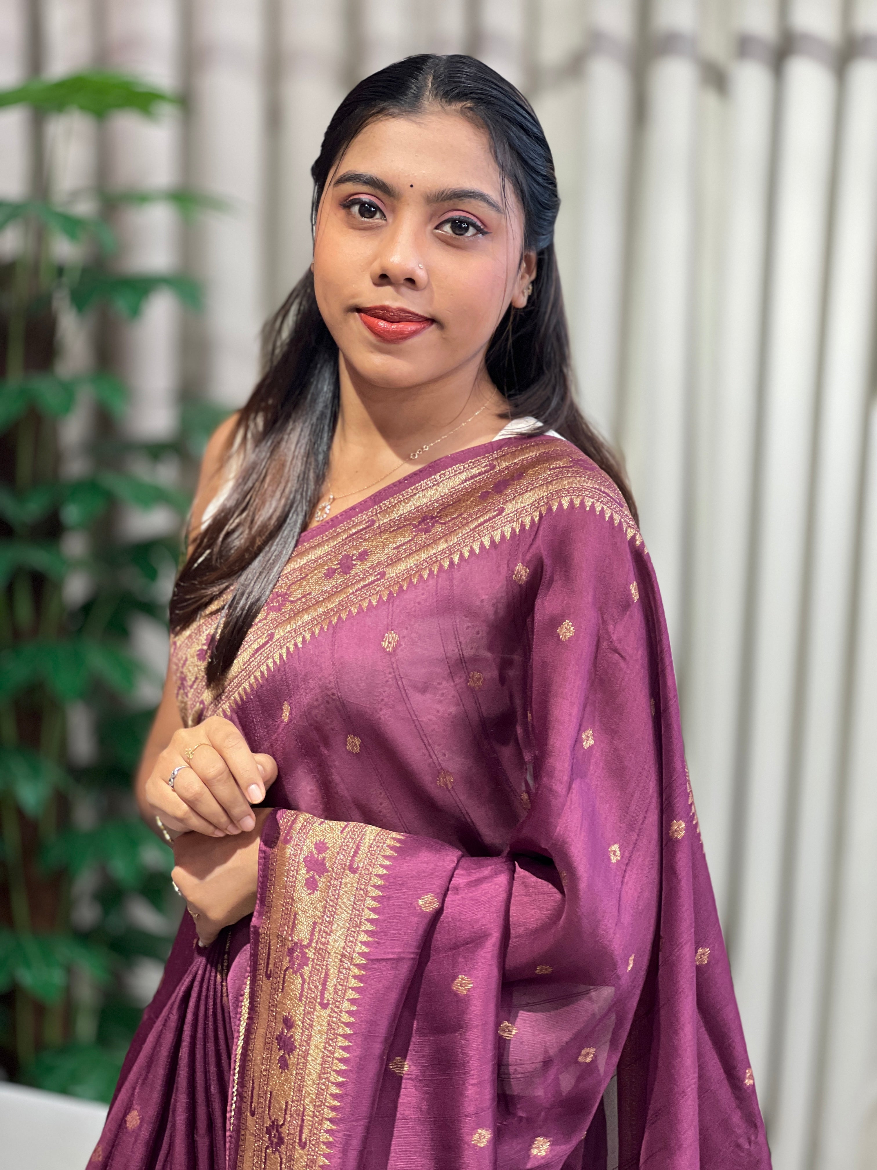 Banarasi Woven Semi Tussar Saree | YNG1184