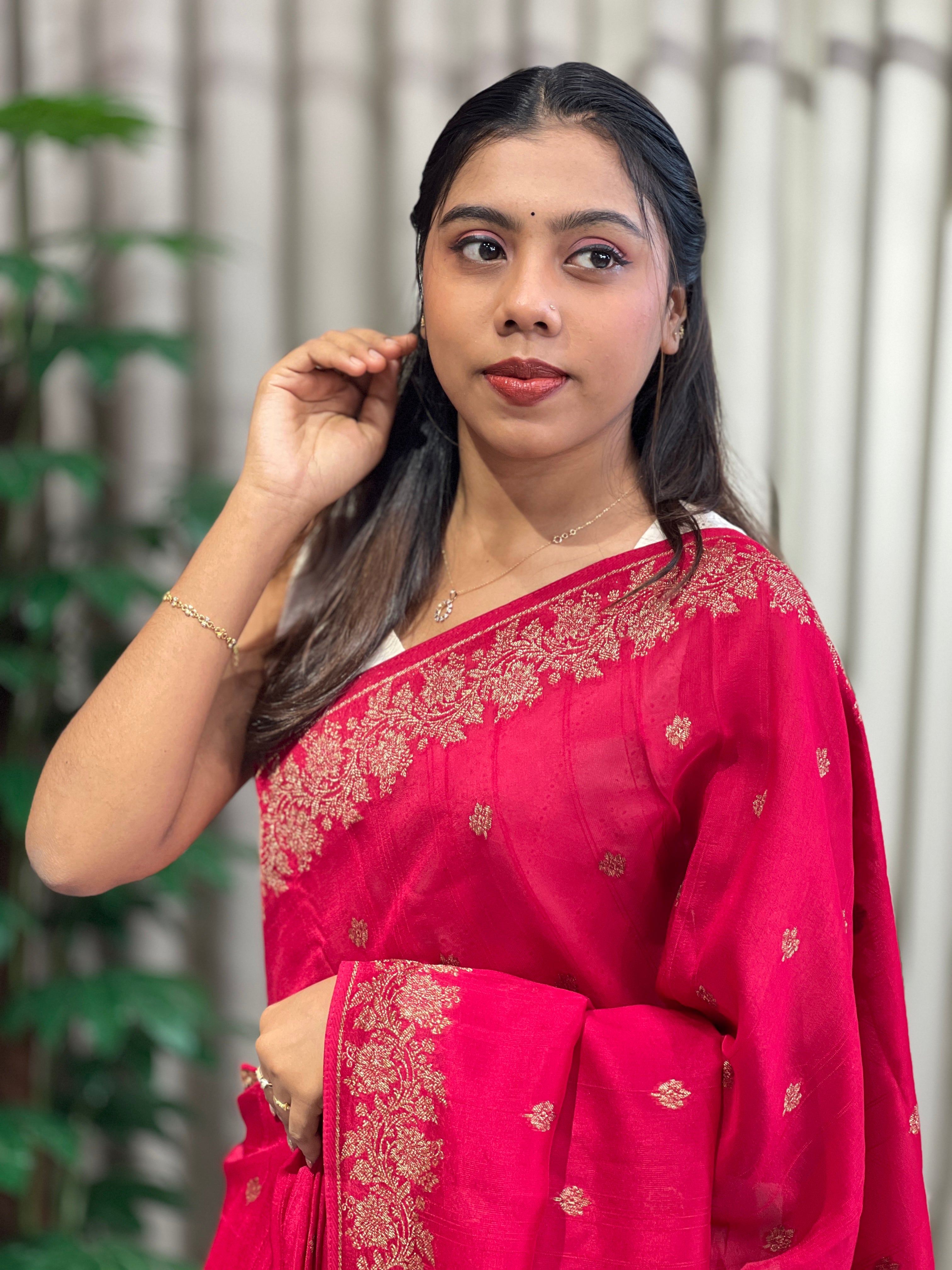 Banarasi Woven Semi Tussar Saree | YNG1176