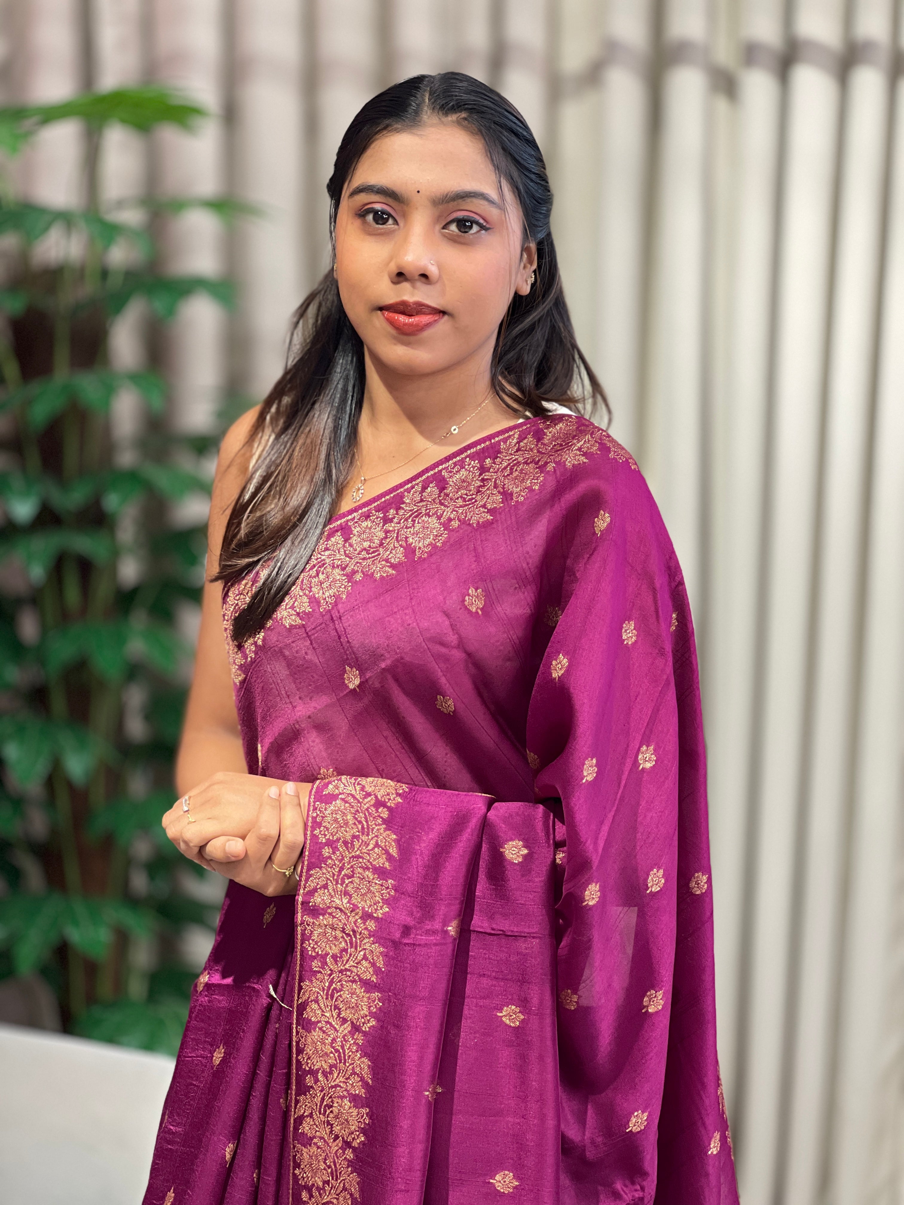 Banarasi Woven Semi Tussar Saree | YNG1174