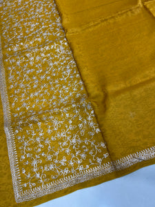 Jacquard Self Woven Tussar Saree | RGD378