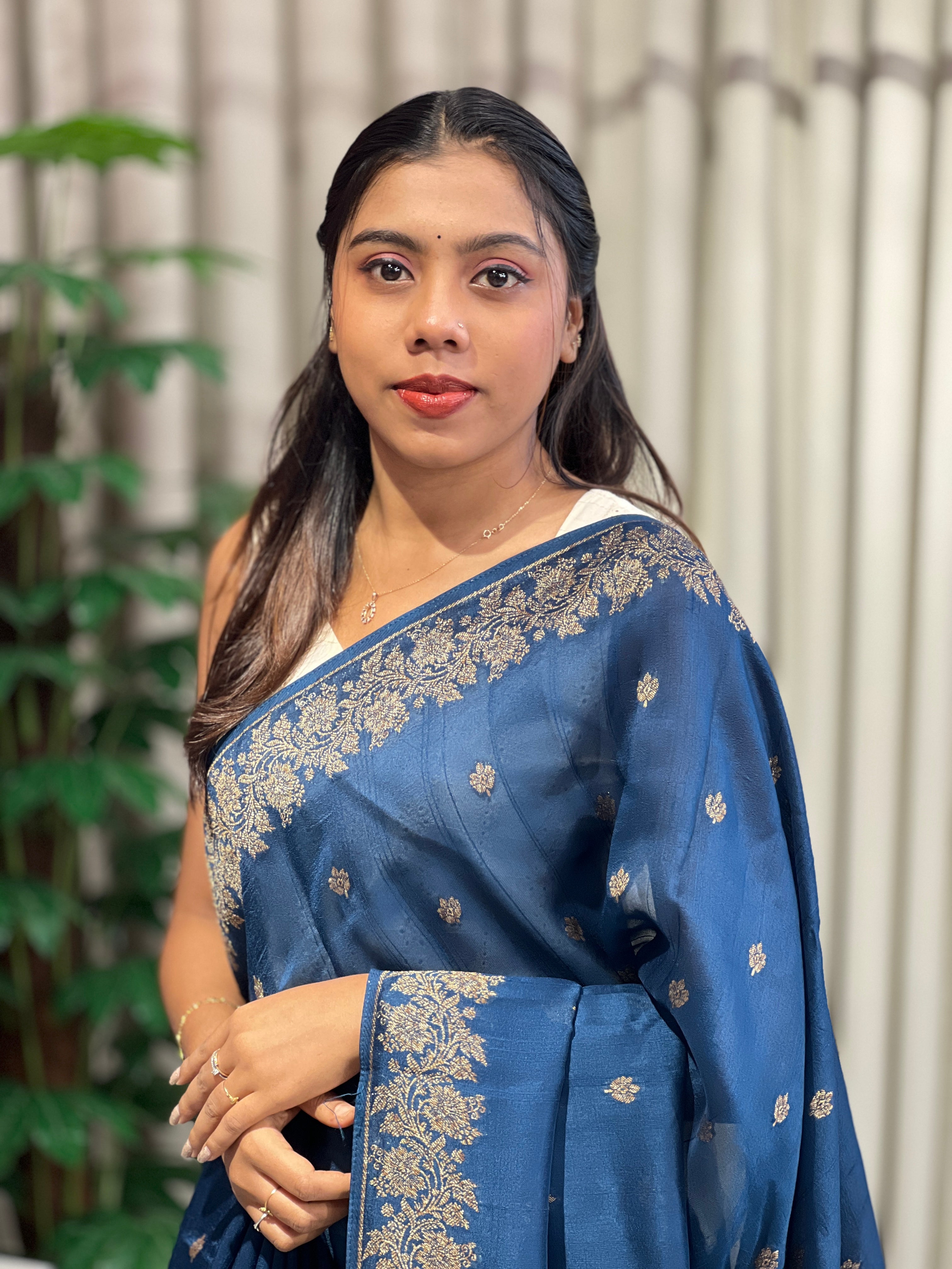 Banarasi Woven Semi Tussar Saree | YNG1170