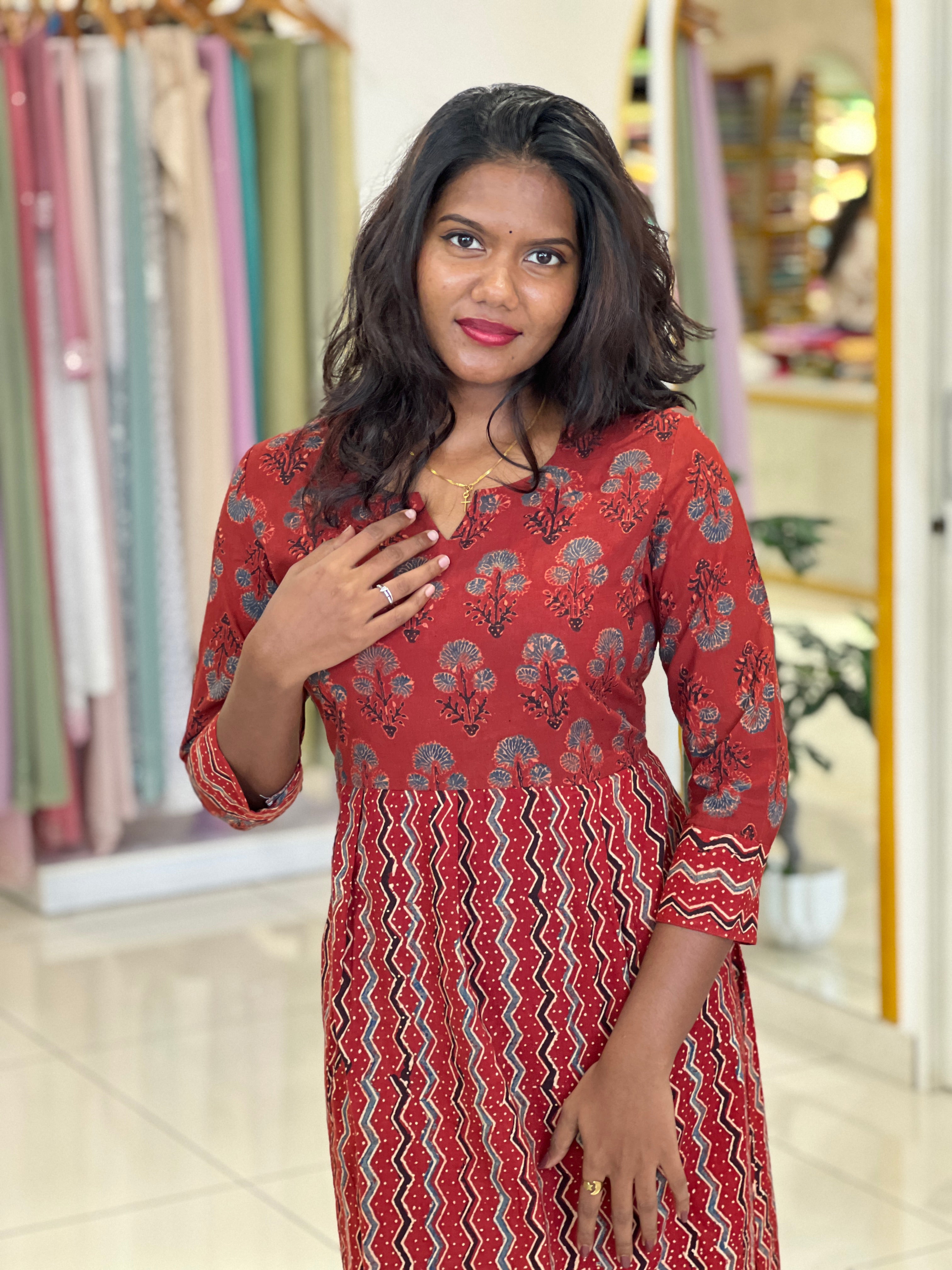 Floral Printed Pattern |DNT1195