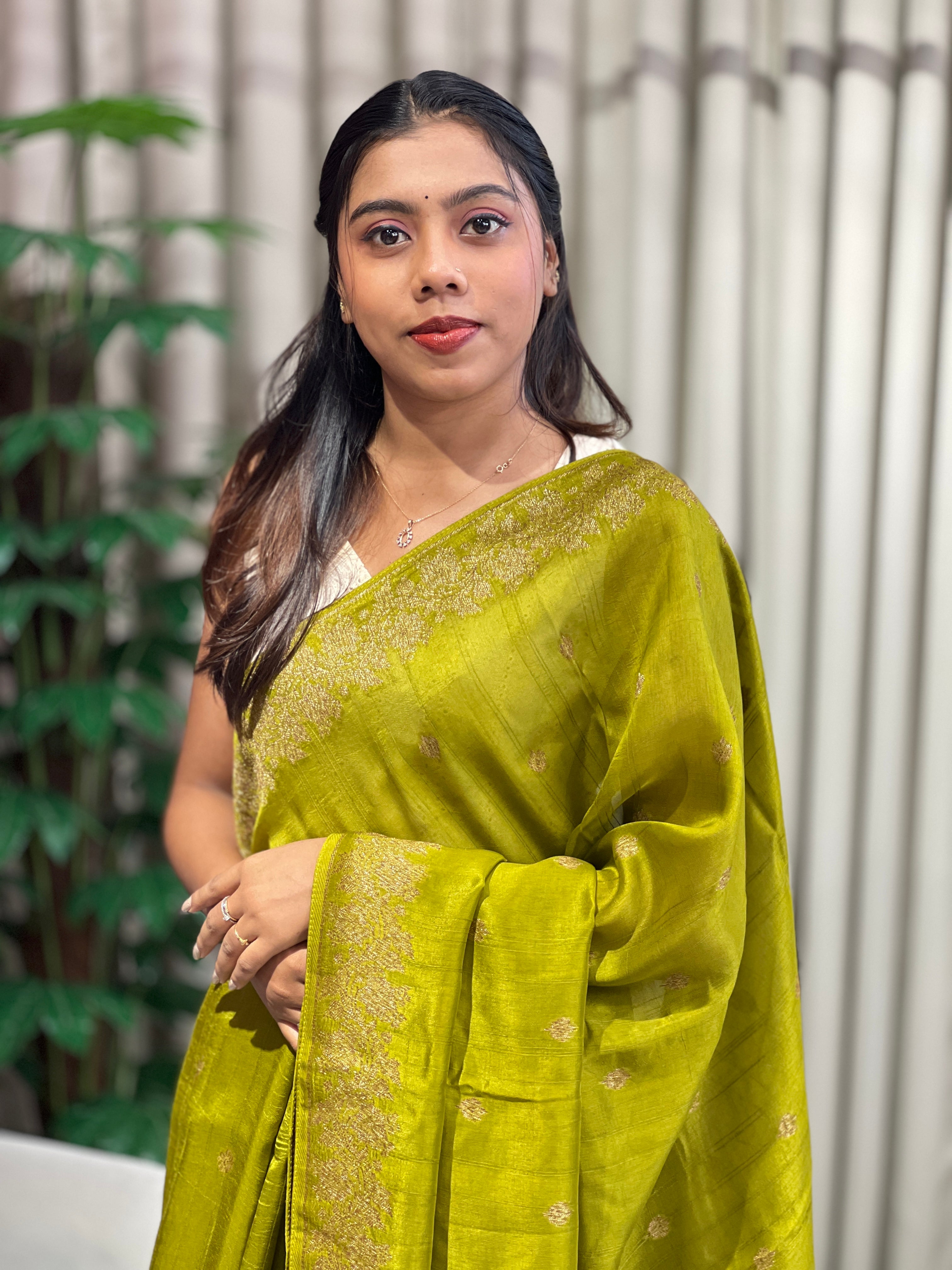 Banarasi Woven Semi Tussar Saree | YNG1178