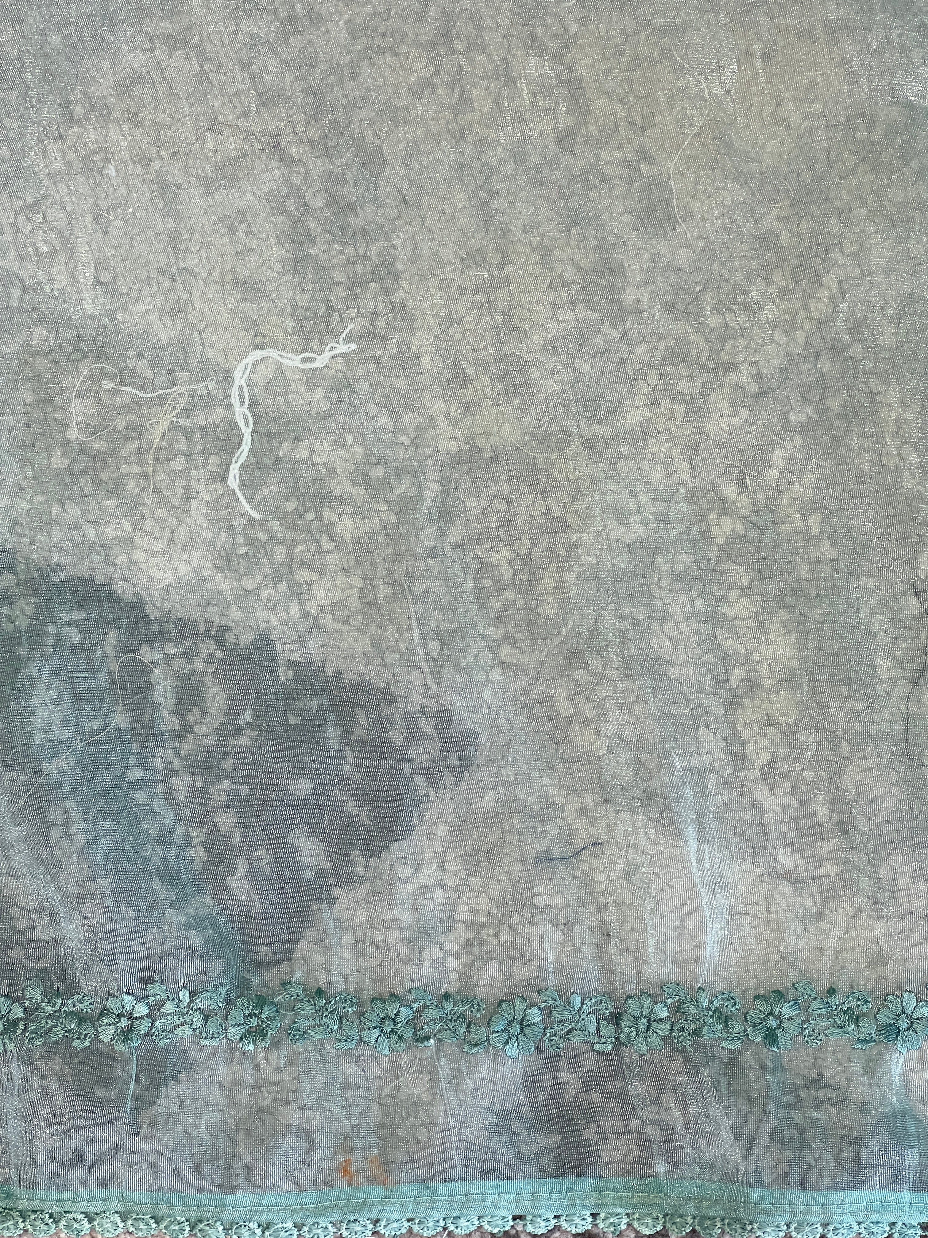 Floral Embroidery Detailed Organza Saree | BLD1860