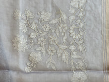 Floral Machine Embroidered Viscose Organza Saree | KSD322