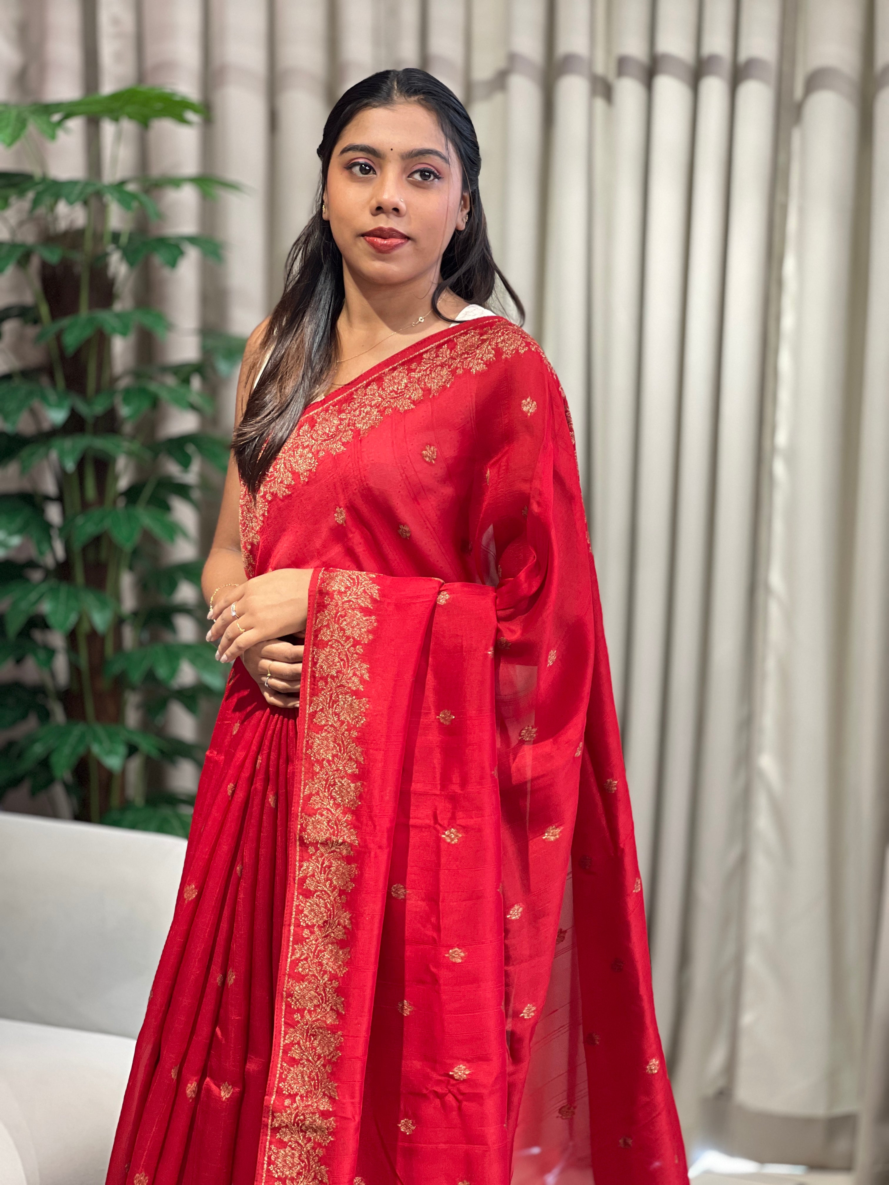 Banarasi Woven Semi Tussar Saree | YNG1172