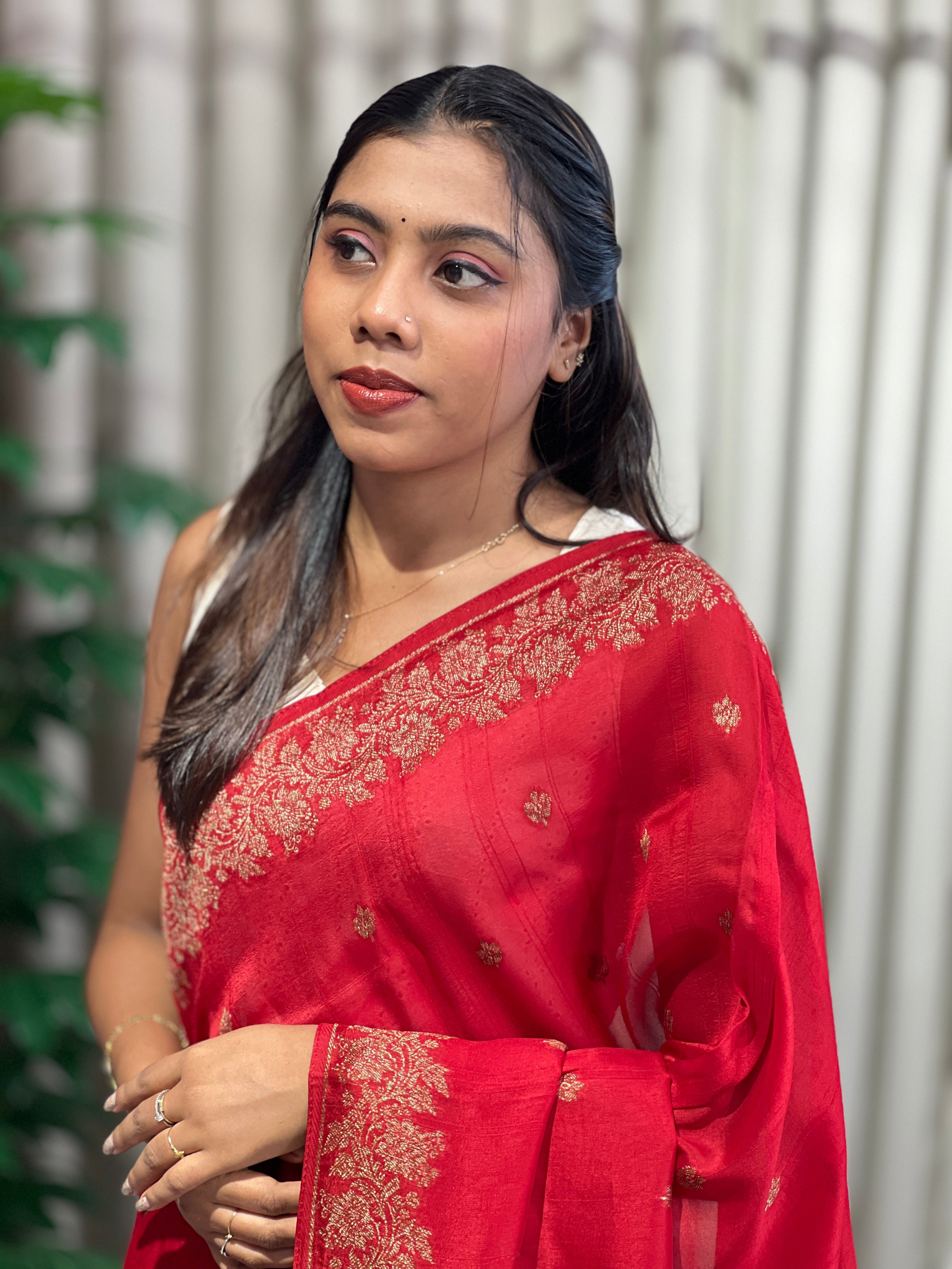 Banarasi Woven Semi Tussar Saree | YNG1172