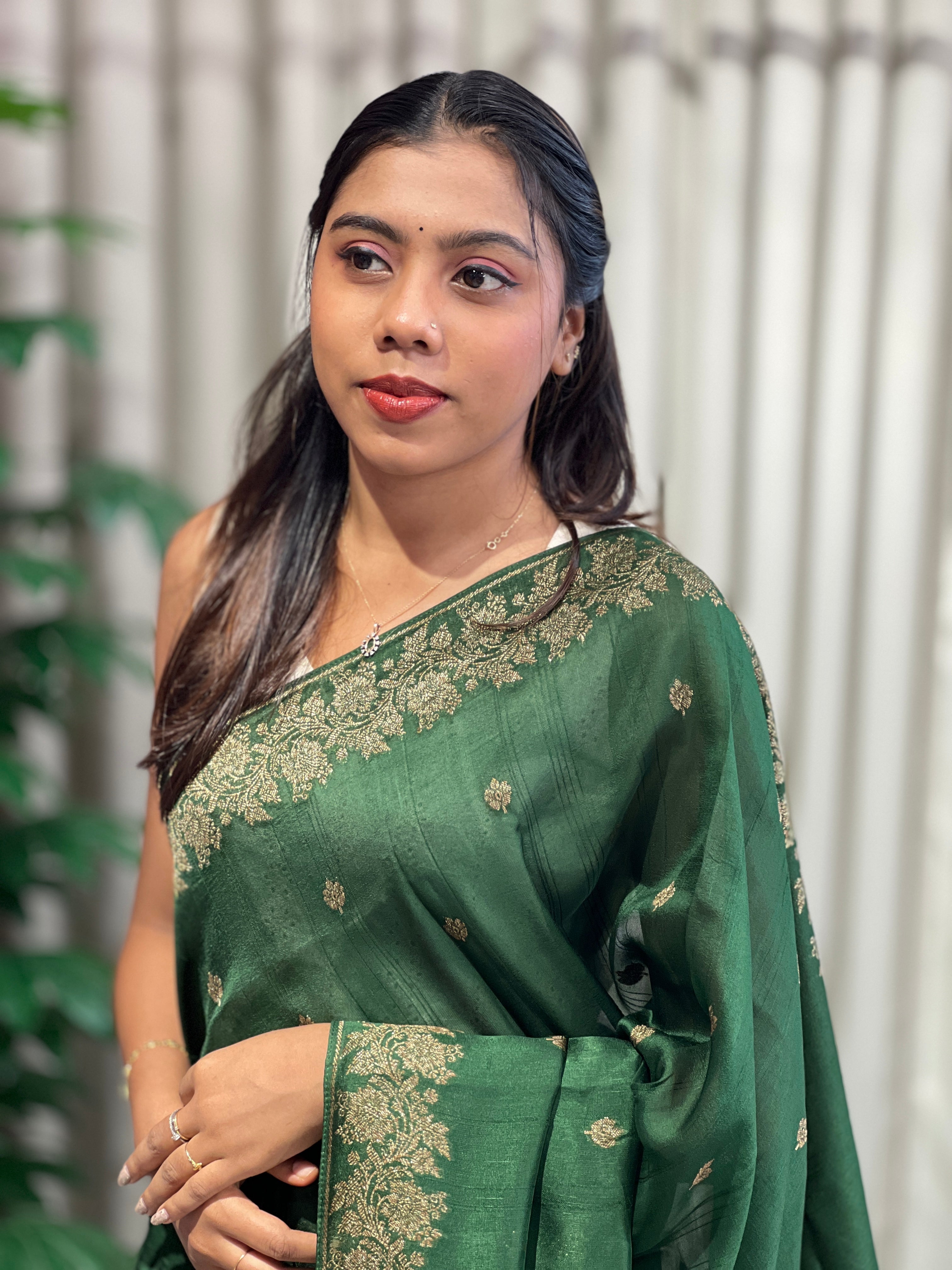 Banarasi Woven Semi Tussar Saree | YNG1171