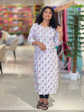 Floral Printed Cotton Blended Kurta | YOC159