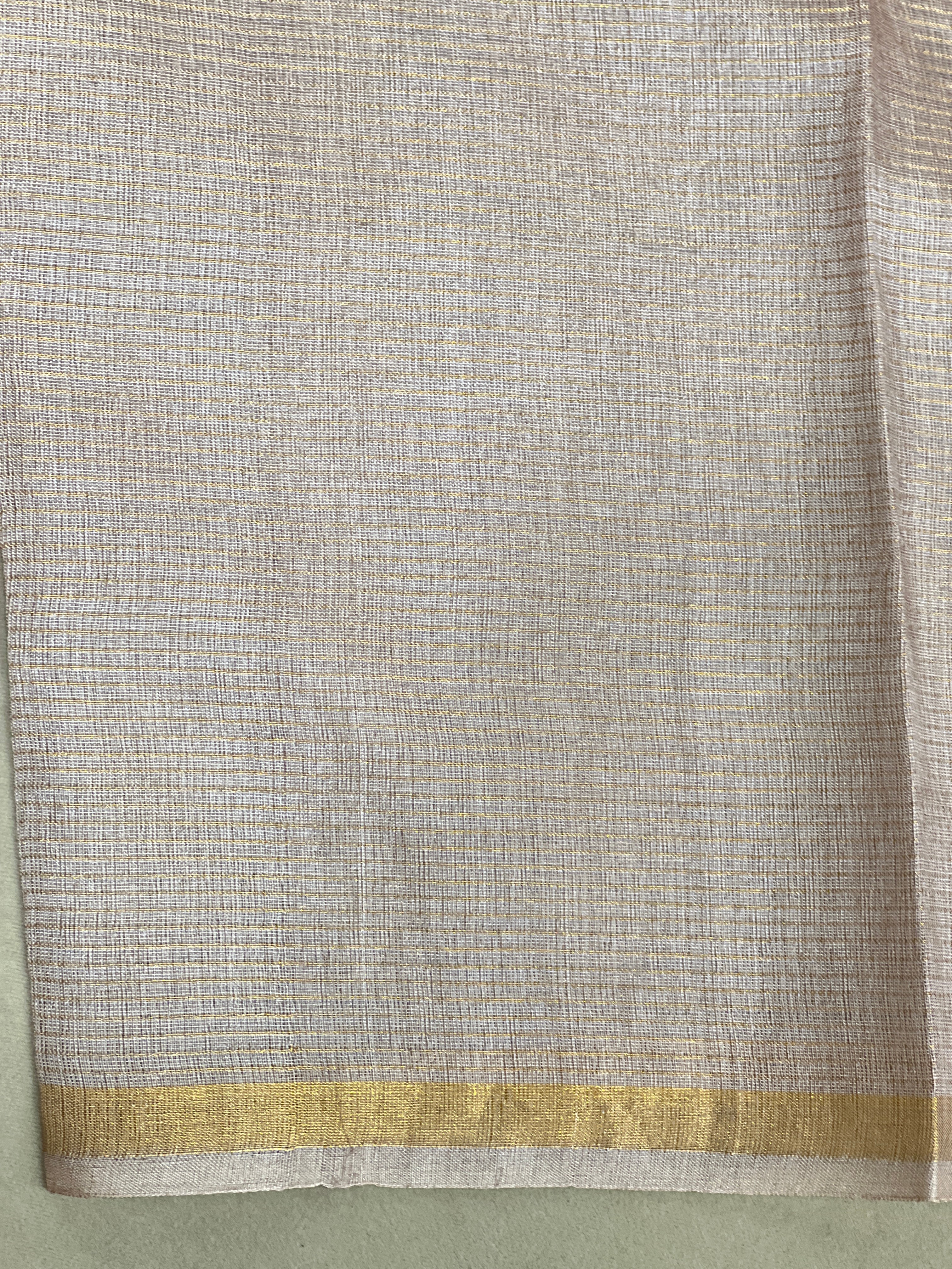 Check Patterned Tie & Dye Tussar Saree | HS1453