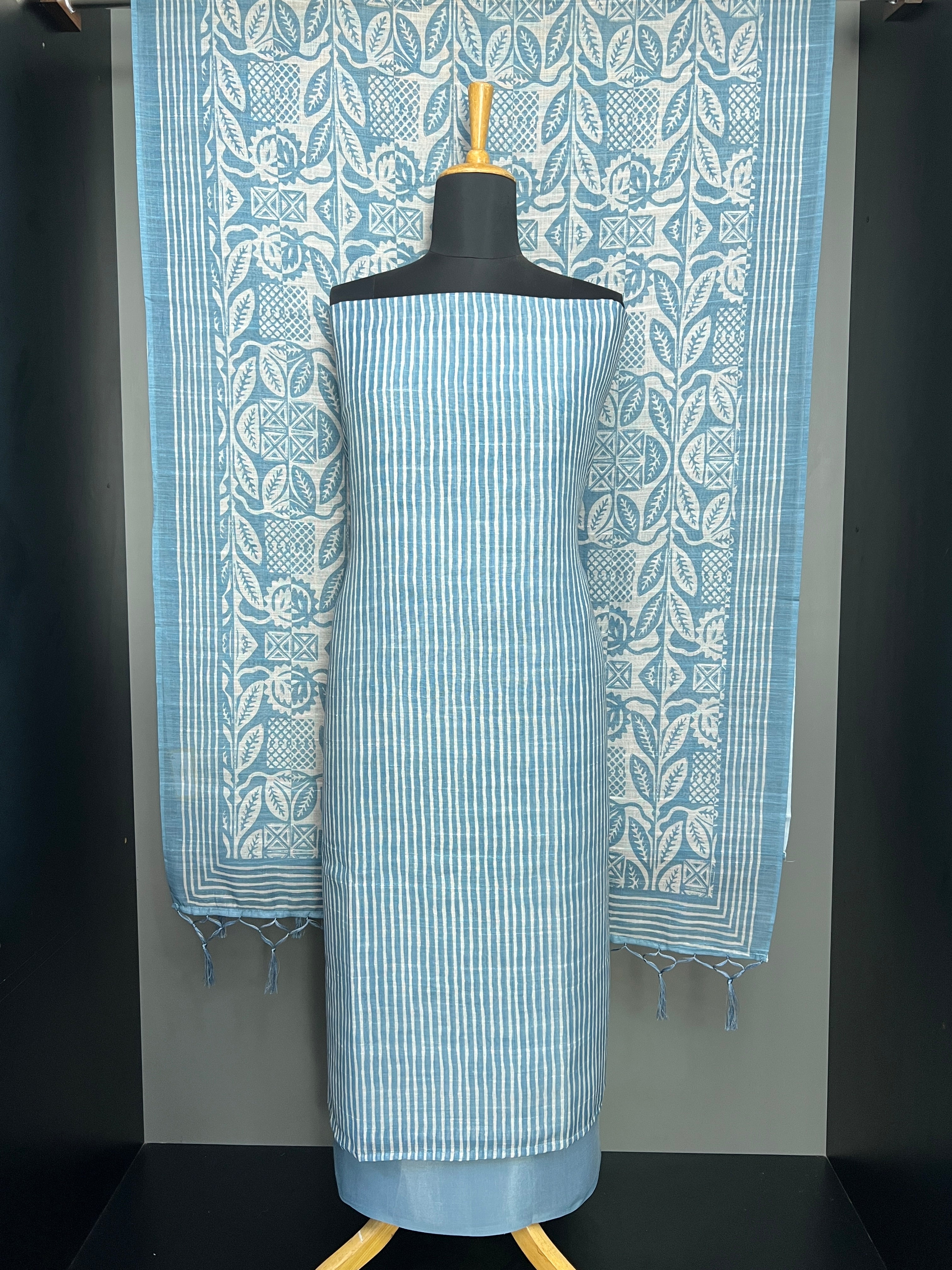 Stripes Patterned Linen Cotton | SP378