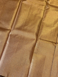 Diagonal Patterned Traditional Handloom Kanchipuram Saree | OM261