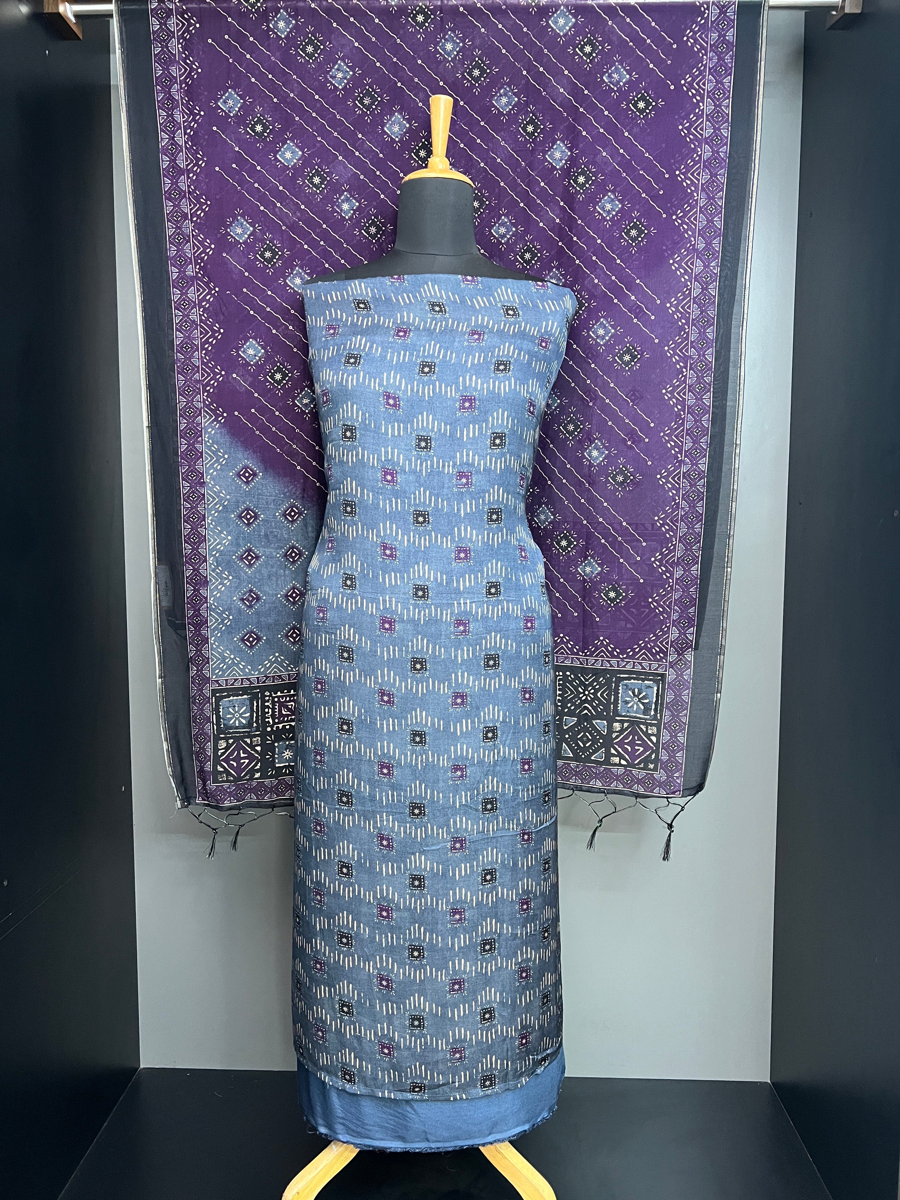 Print Patterned Modal Salwar Set | SP387