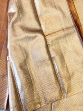 Diagonal Patterned Traditional Handloom Kanchipuram Saree | OM261