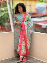 Traditional Block Printed Soft Cotton Kurta | BE104