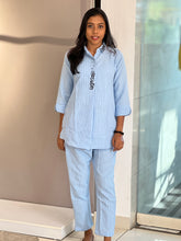 Stripe Patterned Cotton Cord Set | YOC133