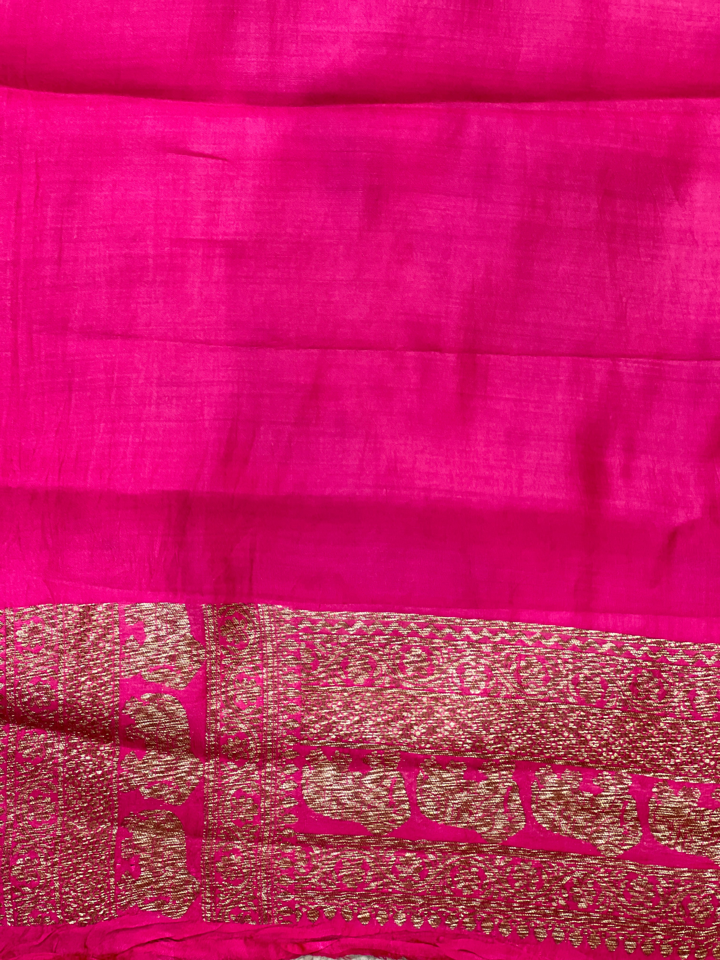 Kathan Woven Pattern Raw Silk Saree | GA133