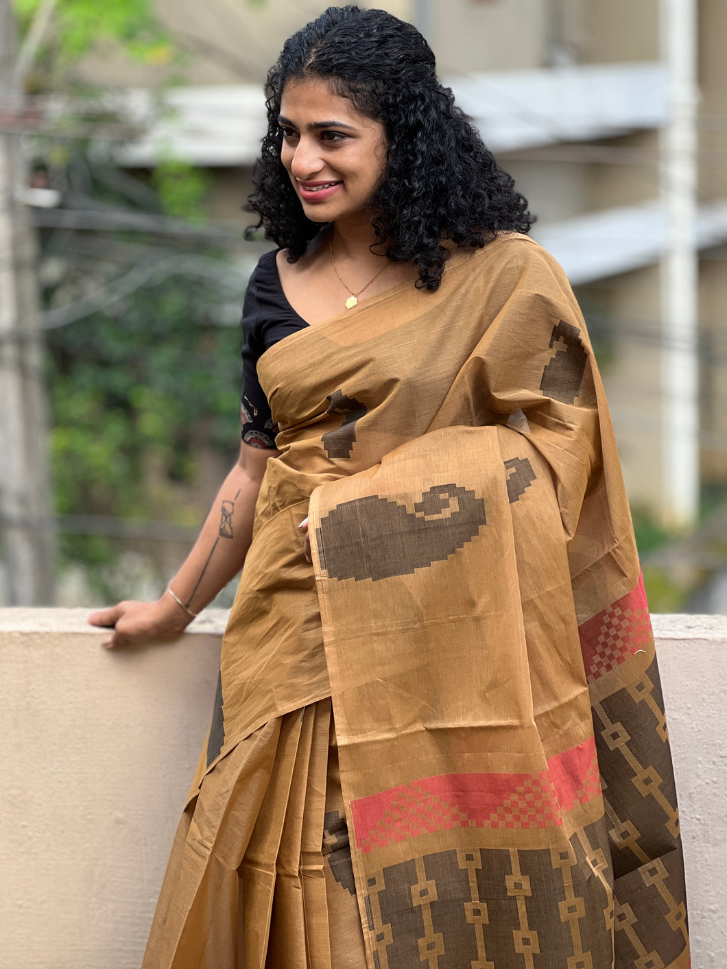 Thread Weaving Cotton Saree | UDF102