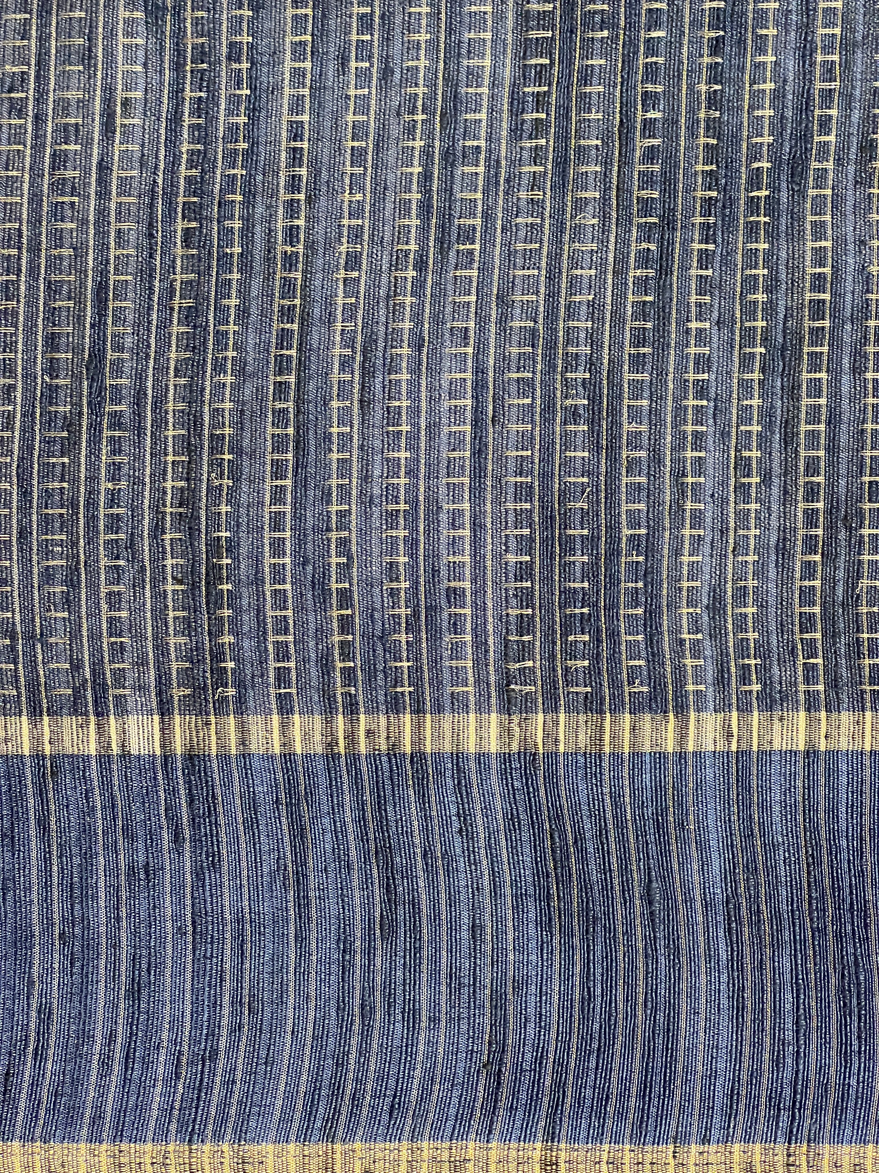 Running Stitch Detailed Semi Tussar Saree | SSN487