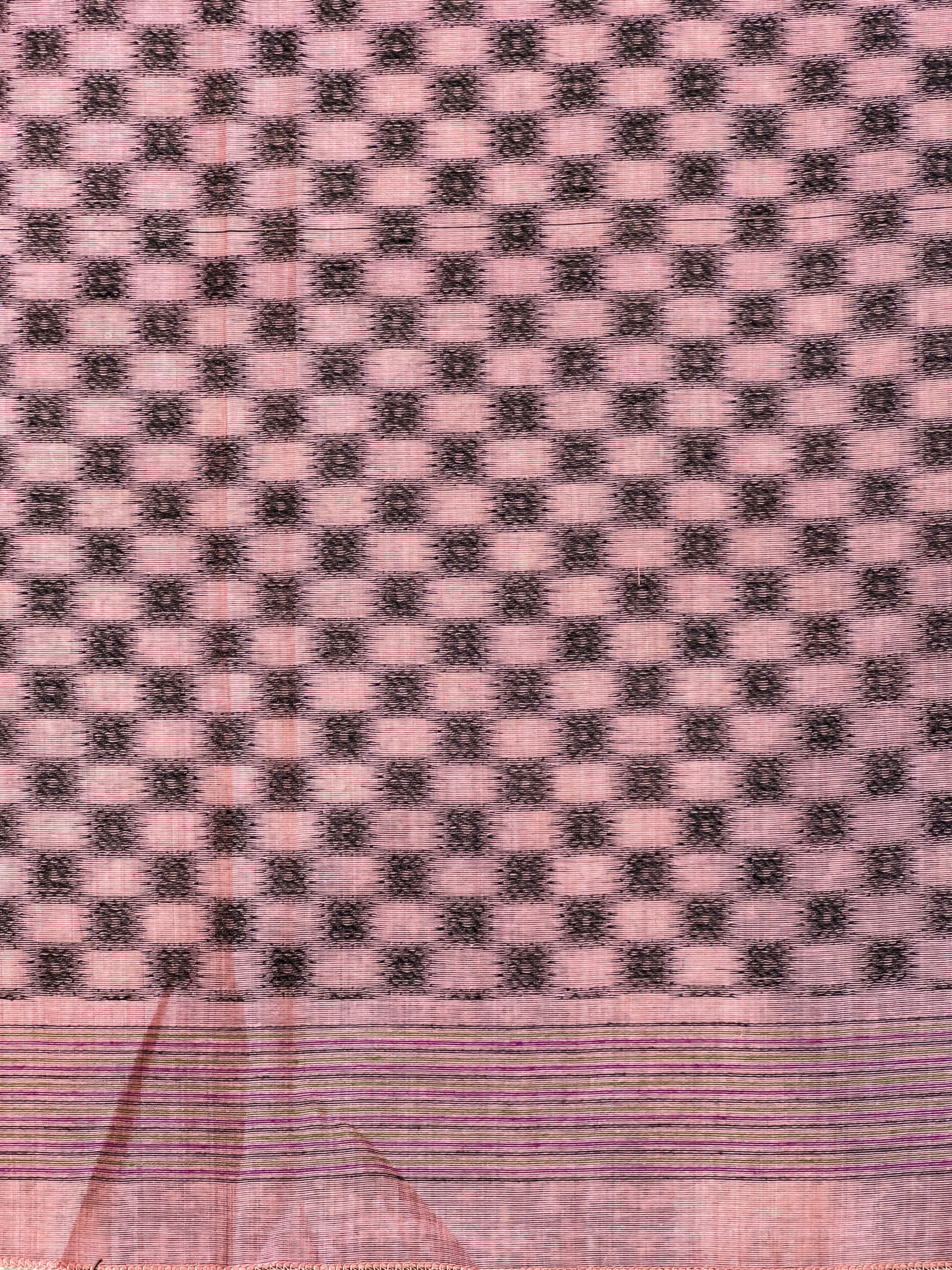 Multi-Color Geometric Detailed Chanderi Saree | AYT108