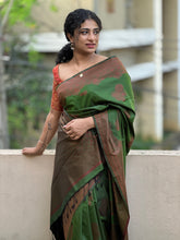 Thread Weaving Pattern Semi Silk Saree | TR134