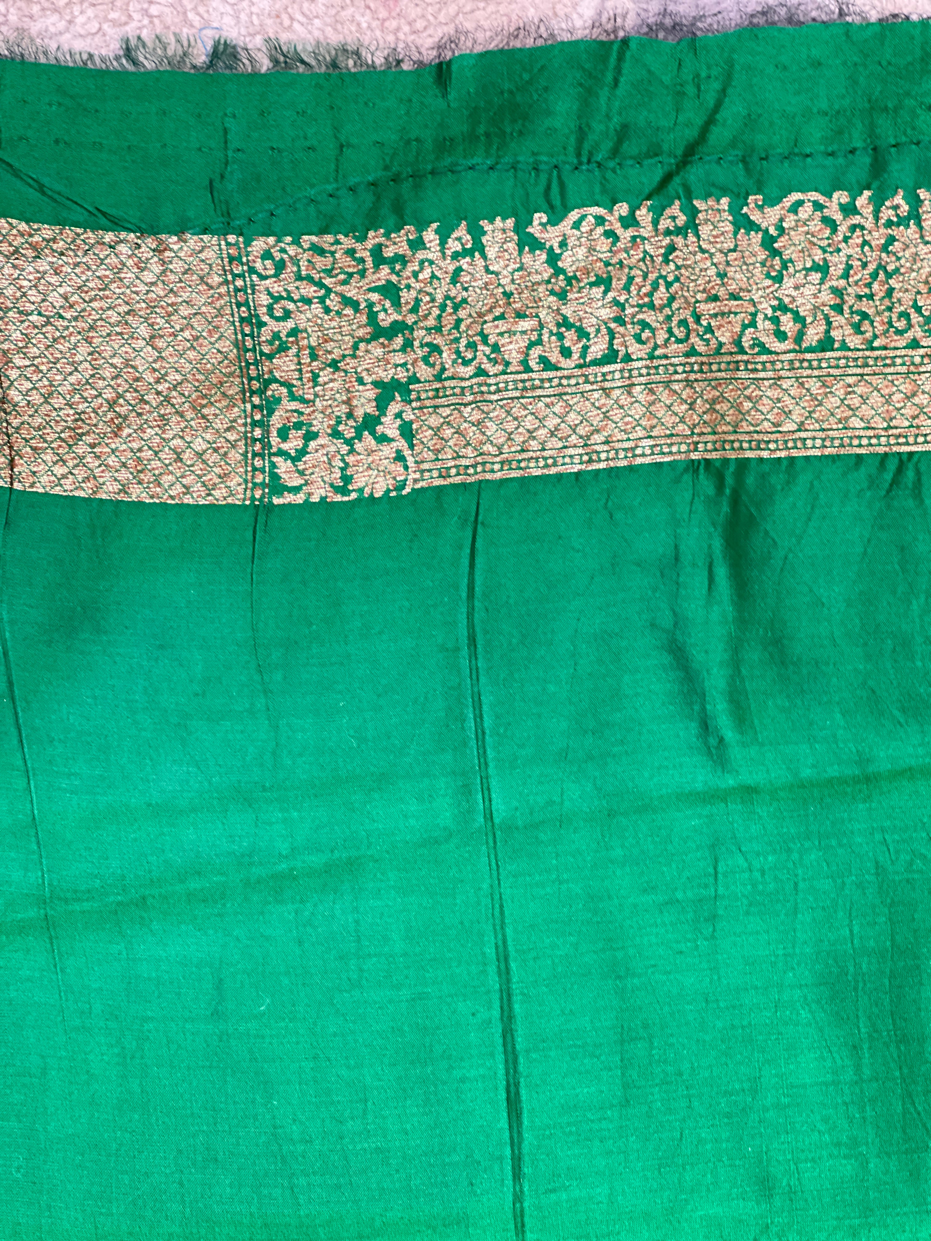 Kathan Woven Pattern Raw Silk Saree | GA132