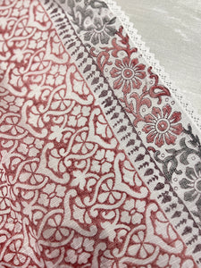 Hand Block Printed Silky Kota Saree | PF988