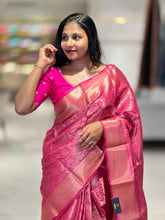 Floral Weaving Pattern Semi Silk Saree | NN247
