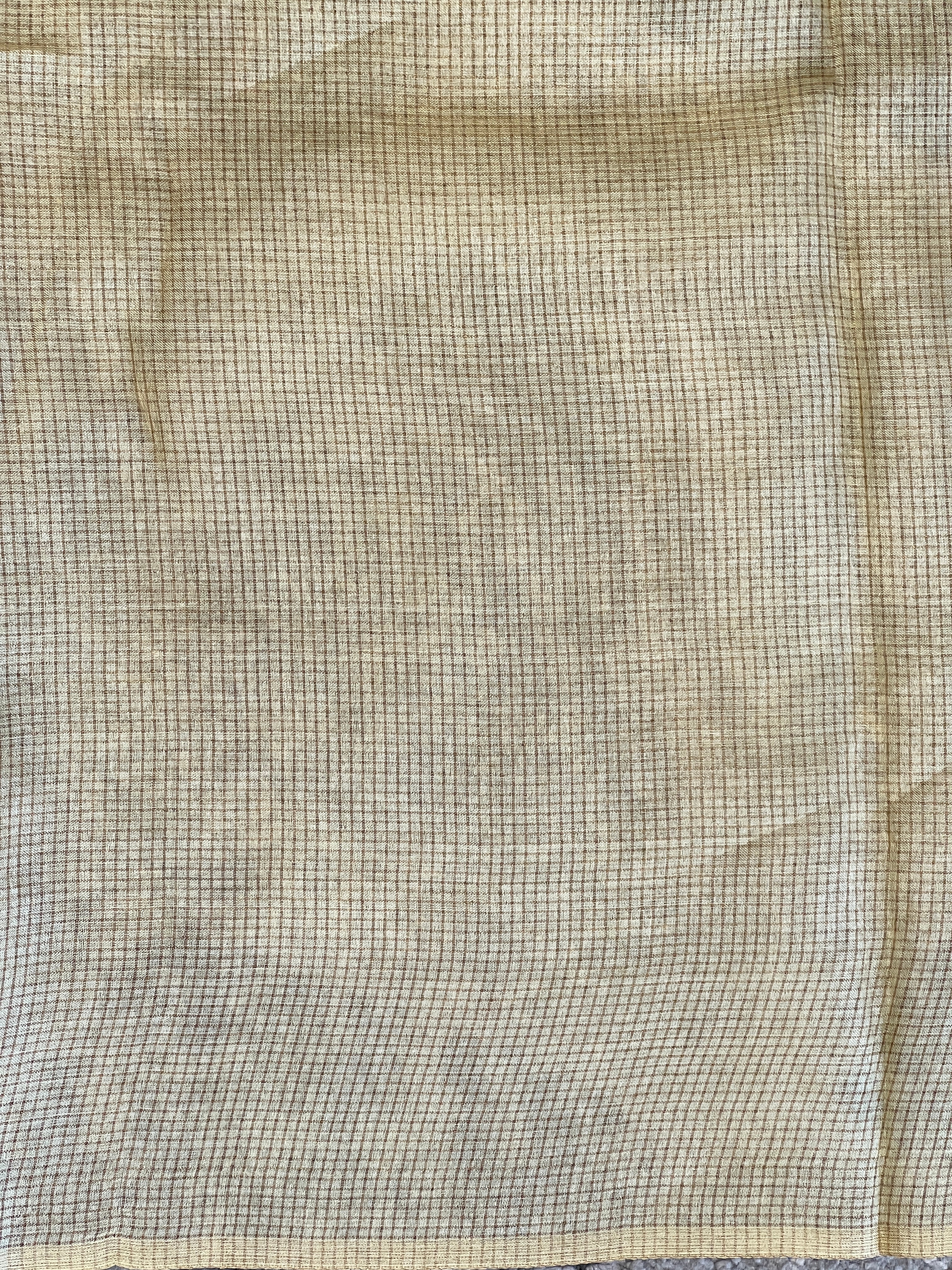 Zari Check Woven Pure Tussar Saree | YNG808