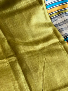 Block Printed Soft Tussar Saree | RGD371