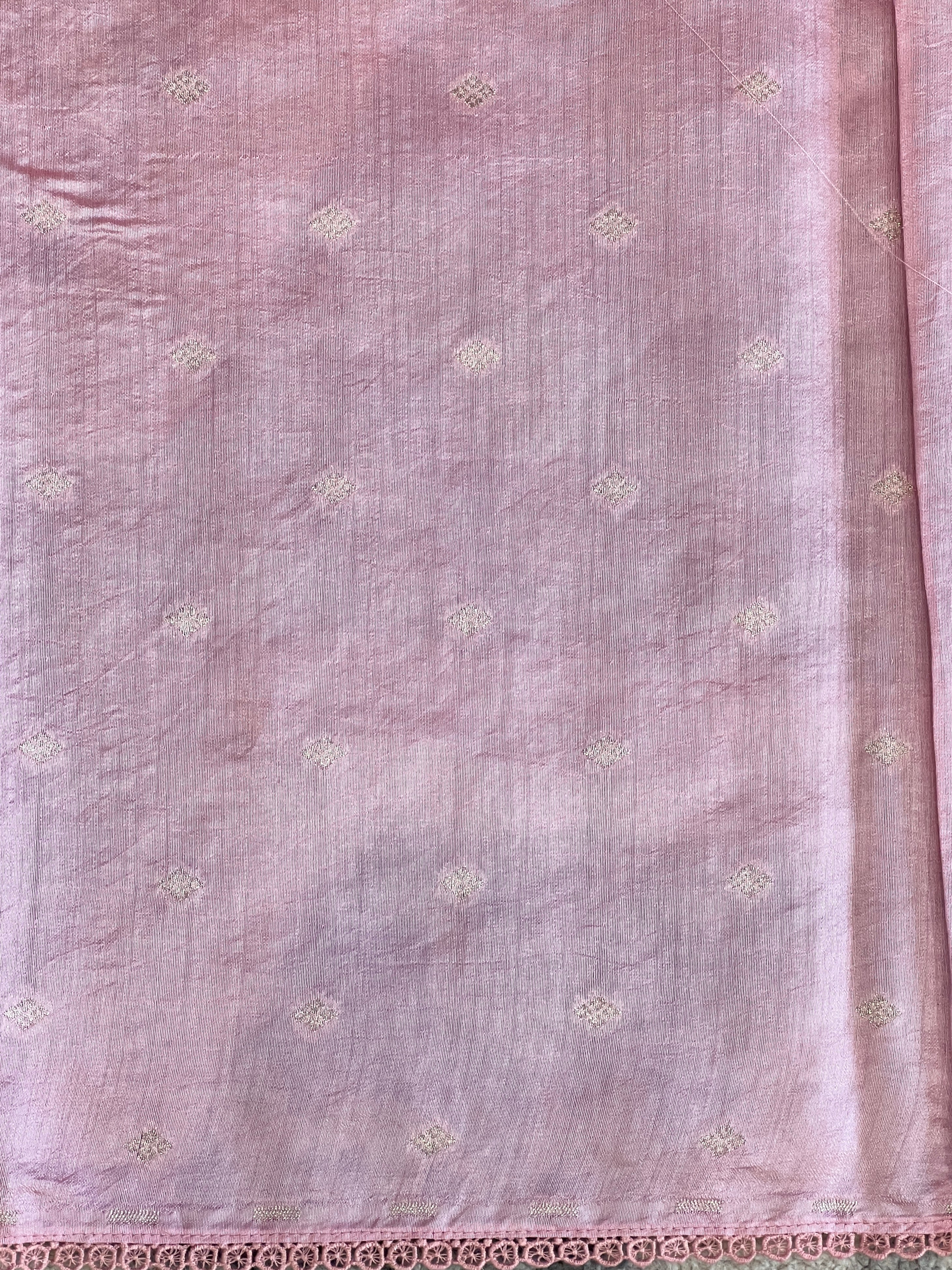 Floral Machine Embroidery Detailed Pure Organza Saree |YNG816