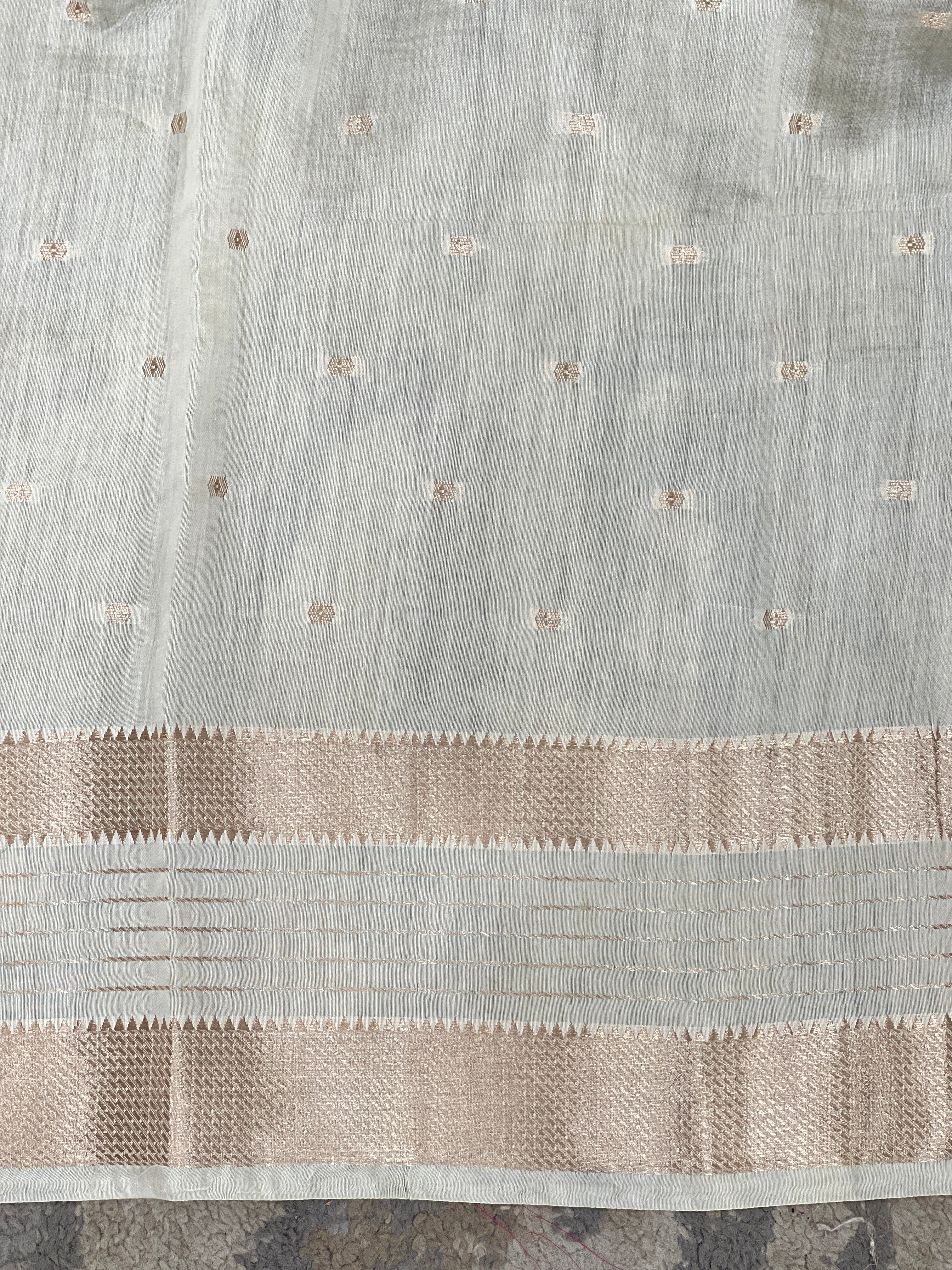 Rettapet Border Pattern Semi Chanderi Saree  | YNG1514