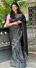Twine Cut Work Placement Detailed Pure Silk Saree | TC396
