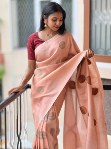 Circular Weaving Designs Soft Silk Saree | AHR185