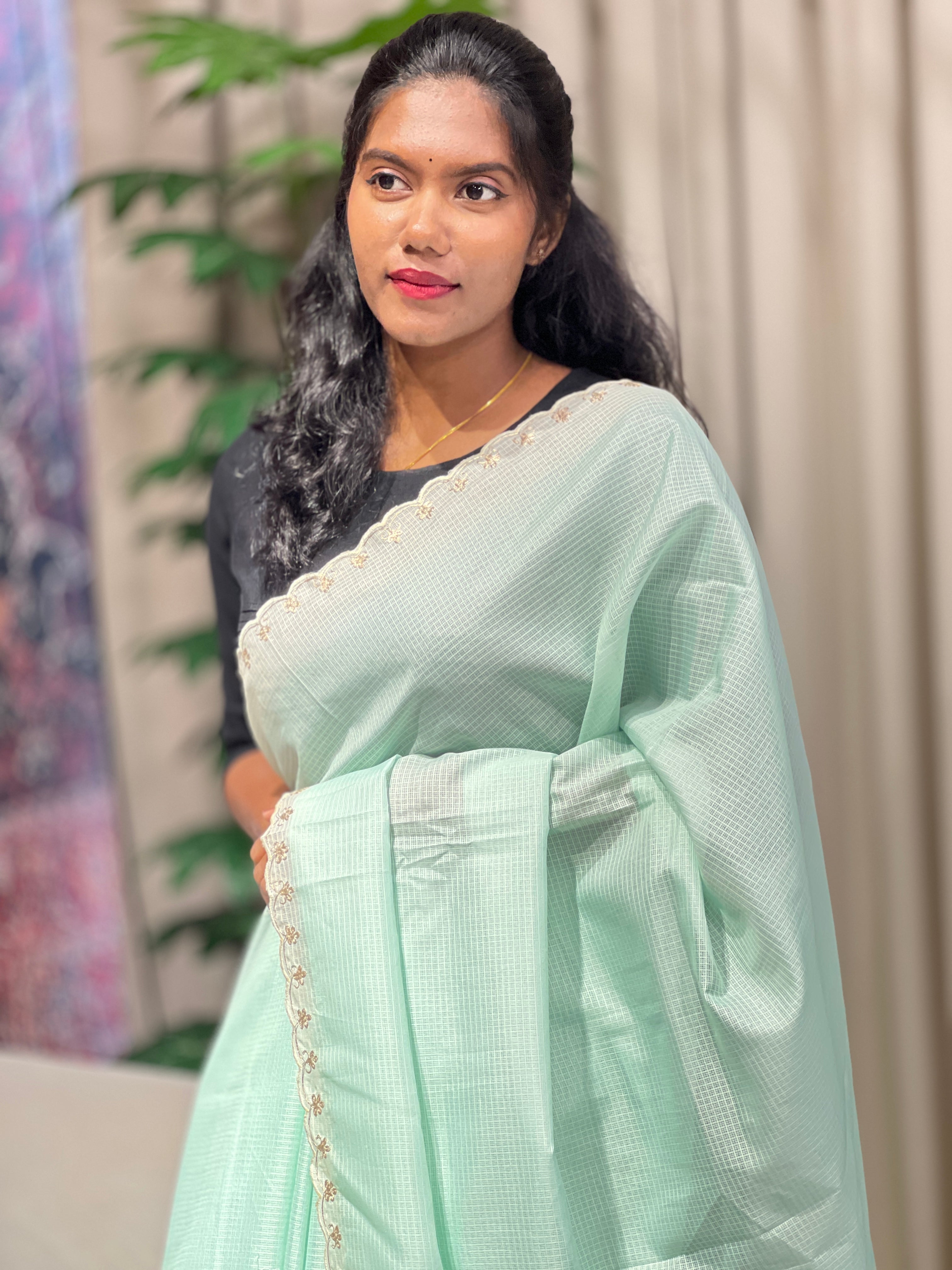 Floral Digital Printed Kota Saree | BLD1821