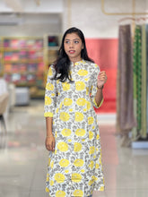 Floral Printed Mul Cotton Kurta | SJL142